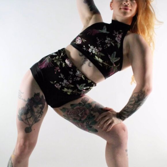 NWOT Bendy Brand Hummingbird Shorts - Black - Size S (Fits XS-S) - Picture 13 of 14